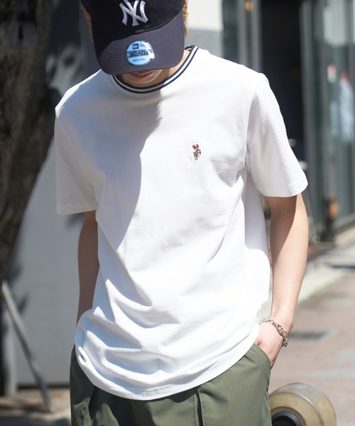 U.S. POLO ASSN.(ユーエスポロアッスン)の「【U.S. POLO ASSN.】限定商品 ユニセックス展開 POLO ティップラインカノコポロTシャツ ポロシャツ素材(Tシャツ/カットソー・レディース・ブラック/ホワイト/イエロー/ダークグリーン/ダークブラウン/ネイビー/レッド/ホワイト系その他3/ブラック系その他2/ブラック系その他3/ネイビー系3/ブルー系その他3・S/M/L/XL)」の3枚目の写真