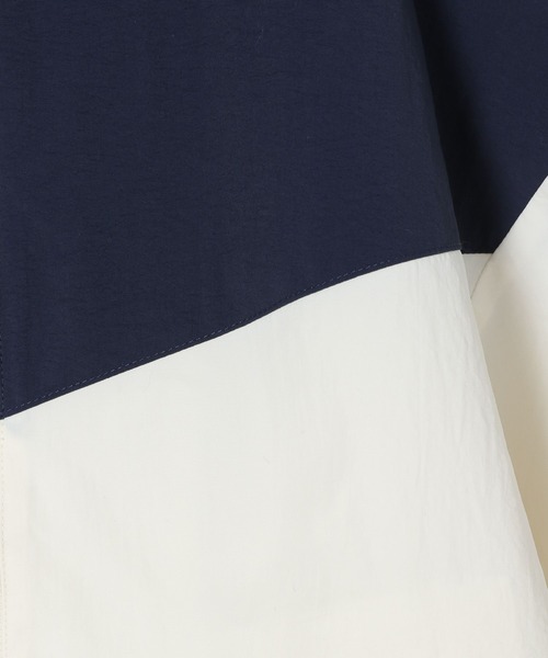 GLOBAL WORK（グローバルワーク）の「洗える撥水切り替えブルゾン/292237（ブルゾン・キッズ・ネイビー×ホワイト/ホワイト×グレー・130cm/140cm/150cm/160cm）」の4枚目の写真