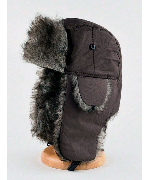 セール】フェイクファー ミリタリー フライトキャップ 耳当て ARMY