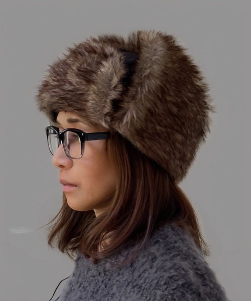 セール】フェイクファー ミリタリー フライトキャップ 耳当て ARMY