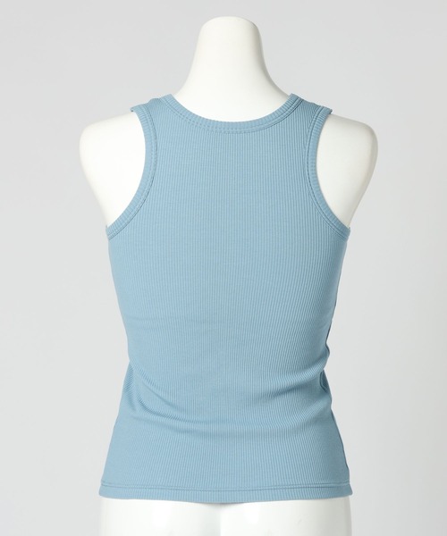 bijorie（ビジュリィ）の「【bijorie】カップ付きアメスリ／NEW BASIC 25SS（タンクトップ・レディース・オフホワイト/サックスブルー/カーキ/ブラック・MEDIUM/LG/LARGE）」の17枚目の写真