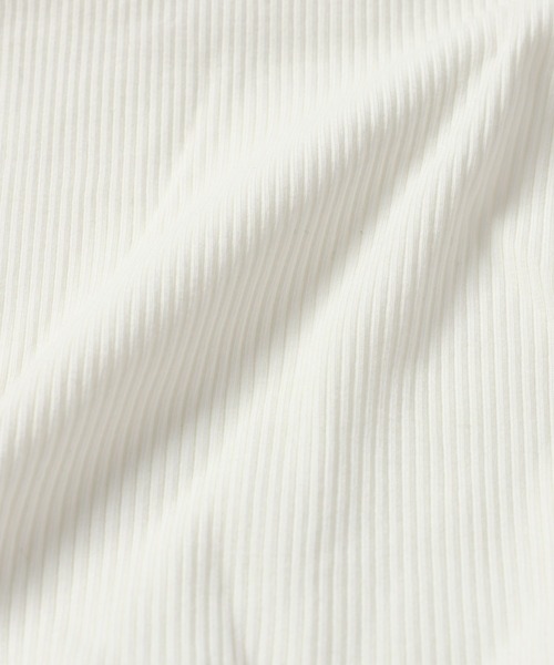 bijorie（ビジュリィ）の「【bijorie】カップ付きアメスリ／NEW BASIC 25SS（タンクトップ・レディース・オフホワイト/サックスブルー/カーキ/ブラック・MEDIUM/LG/LARGE）」の6枚目の写真