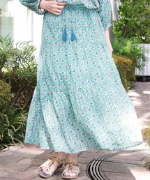 チチカカ | Shanti Shanti ジョリーブロックプリントスカート【WEB限定】(スカート)