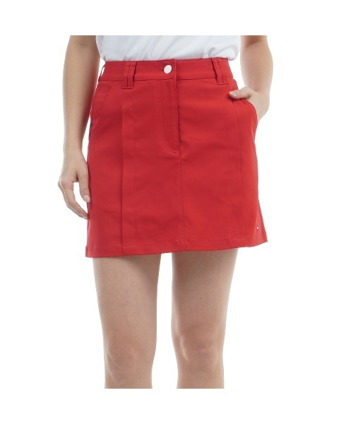 TOMMY HILFIGER GOLF（トミー ヒルフィガー ゴルフ）の「ﾊﾞｯｸﾌﾟﾘﾝﾄ ﾂｲﾙｽｶｰﾄ（スカート・レディース・サンドベージュ/ネイビー/ブラック/ホワイト/レッド/グレー・L/M/S/LL）」の6枚目の写真
