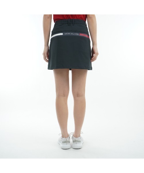 TOMMY HILFIGER GOLF（トミー ヒルフィガー ゴルフ）の「ﾊﾞｯｸﾌﾟﾘﾝﾄ ﾂｲﾙｽｶｰﾄ（スカート・レディース・サンドベージュ/ネイビー/ブラック/ホワイト/レッド/グレー・L/M/S/LL）」の10枚目の写真