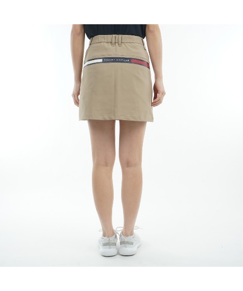TOMMY HILFIGER GOLF（トミー ヒルフィガー ゴルフ）の「ﾊﾞｯｸﾌﾟﾘﾝﾄ ﾂｲﾙｽｶｰﾄ（スカート・レディース・サンドベージュ/ネイビー/ブラック/ホワイト/レッド/グレー・L/M/S/LL）」の14枚目の写真