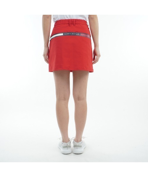 TOMMY HILFIGER GOLF（トミー ヒルフィガー ゴルフ）の「ﾊﾞｯｸﾌﾟﾘﾝﾄ ﾂｲﾙｽｶｰﾄ（スカート・レディース・サンドベージュ/ネイビー/ブラック/ホワイト/レッド/グレー・L/M/S/LL）」の19枚目の写真