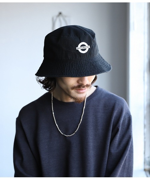 PORT BY ARK（ポートバイアーク）の「PORT BY ARK / ポートバイアーク：Hat "Madchester"：PO17-C001[COR]（ハット・メンズ・ブラック・FREE）」の3枚目の写真