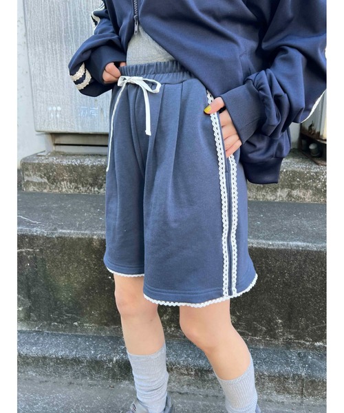 熱い販売 セール】【2025☆春夏新作】レースパイピングハーフパンツ ウェア