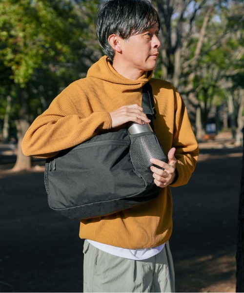 Snow Peak(スノーピーク)の「Dry Waffle Hoodie 吸水速乾(パーカー・メンズ・マスタード/ライトグレー/ブラック・S/M/XL/L)」の3枚目の写真