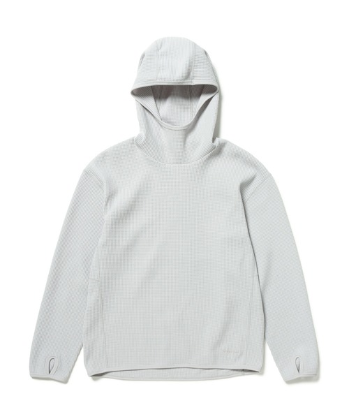 Snow Peak(スノーピーク)の「Dry Waffle Hoodie 吸水速乾(パーカー・メンズ・マスタード/ライトグレー/ブラック・S/M/XL/L)」の8枚目の写真