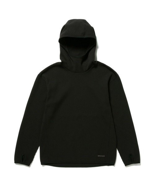 Snow Peak(スノーピーク)の「Dry Waffle Hoodie 吸水速乾(パーカー・メンズ・マスタード/ライトグレー/ブラック・S/M/XL/L)」の4枚目の写真