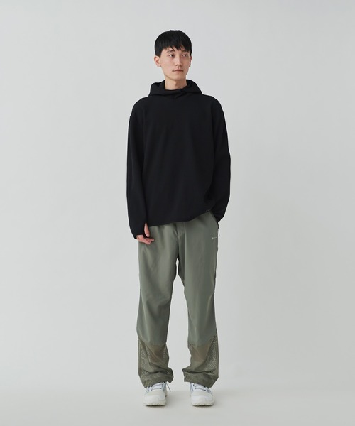 Snow Peak(スノーピーク)の「Dry Waffle Hoodie 吸水速乾(パーカー・メンズ・マスタード/ライトグレー/ブラック・S/M/XL/L)」の14枚目の写真