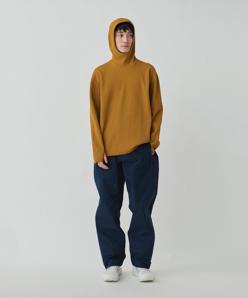 Snow Peak(スノーピーク)の「Dry Waffle Hoodie 吸水速乾(パーカー・メンズ・マスタード/ライトグレー/ブラック・S/M/XL/L)」の15枚目の写真