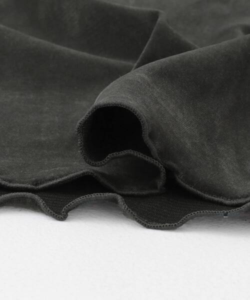 ITEMS URBANRESEARCH（アイテムズ アーバンリサーチ）の「シアーベロアロングTシャツ（Tシャツ/カットソー・レディース・オフホワイト/チャコールグレー/マスタード・FREE）」の21枚目の写真