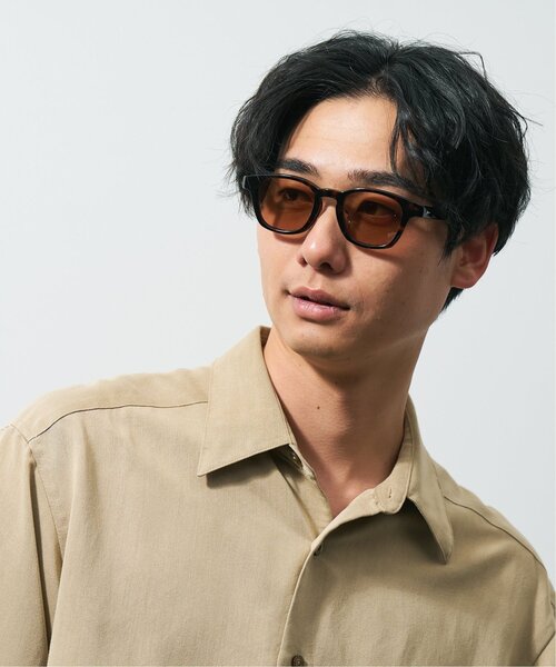 JOURNAL STANDARD relume（ジャーナルスタンダード　レリューム）の「【WEB限定】ウェリントン型 サングラス｜紫外線対策｜UVカット｜ユニセックス｜ジャーナルスタンダードレリューム｜Zoff｜JOURNAL STANDARD relume（サングラス・レディース・ブラウン系その他2/ライトグリーン/ブラウン/ブラック・FREE）」の5枚目の写真