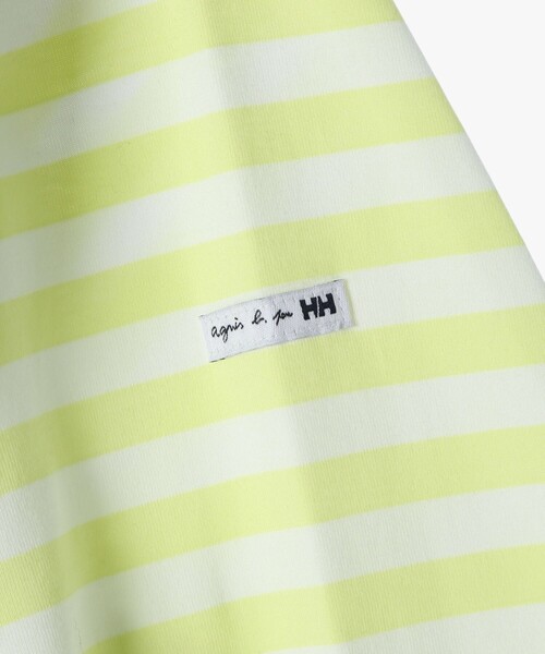 agnes b. x HELLY HANSEN ロングスリーブマリンボーダーティー（ユニ