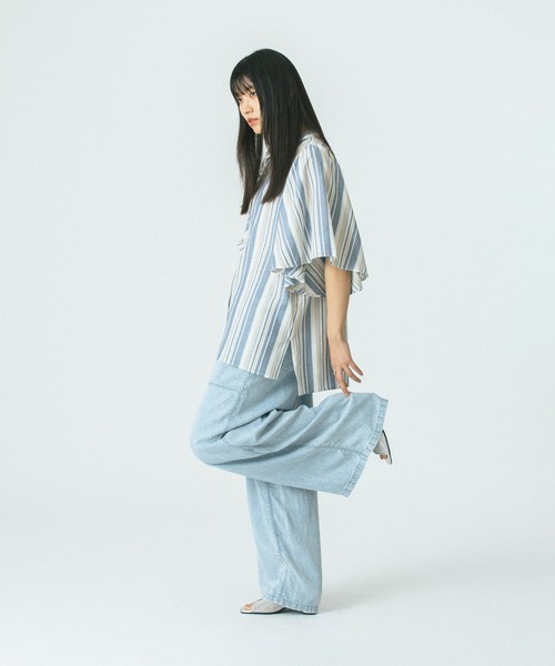 ROSE BUD（ローズバッド）の「LIGHT OZ DENIM PANTS（デニムパンツ・レディース・ブルー/ネイビー/ブラック・M/S/XS）」の7枚目の写真