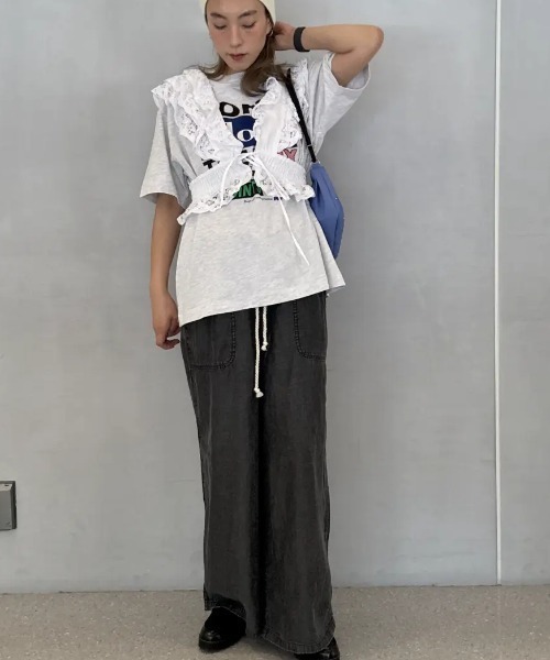 ROSE BUD（ローズバッド）の「LIGHT OZ DENIM PANTS（デニムパンツ・レディース・ブルー/ネイビー/ブラック・M/S/XS）」の18枚目の写真