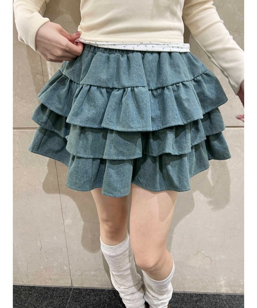 ★ILLIGO★フリル スカートパンツ 25SMPT01IV 【正規品】 ☆ILLIGO☆フリル スカートパンツ 25SMPT01IV 【正規品】