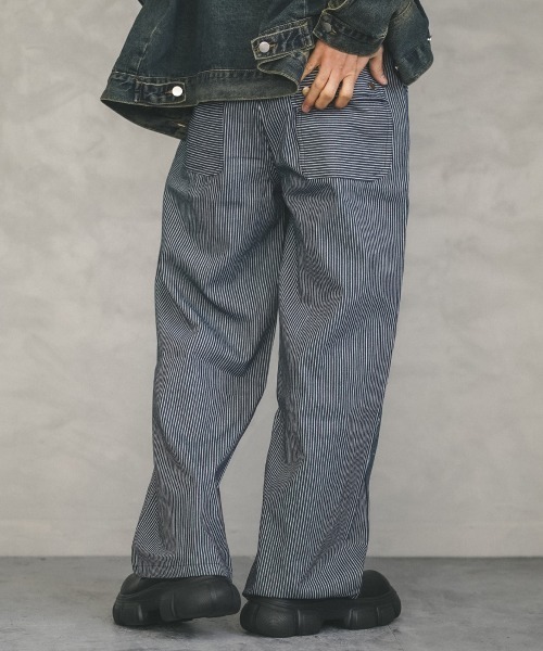 Shoowtime(ショウタイム)の「Over wide straight striped pants / オーバーワイドストレートストライプパンツ(その他パンツ・メンズ・ストライプ・MEDIUM/X-LARGE/LARGE)」の7枚目の写真