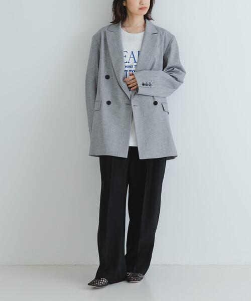 クロ　DOUDOU アーバンリサーチ　グレー テーラードジャケット クロ DOUDOU アーバンリサーチ グレー テーラードジャケット URBAN