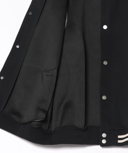 aimoha（アイモハ）の「リブデザインスポーティースタジャン（スタジャン・レディース・ブラック/ネイビー/ベージュ・FREE）」の5枚目の写真