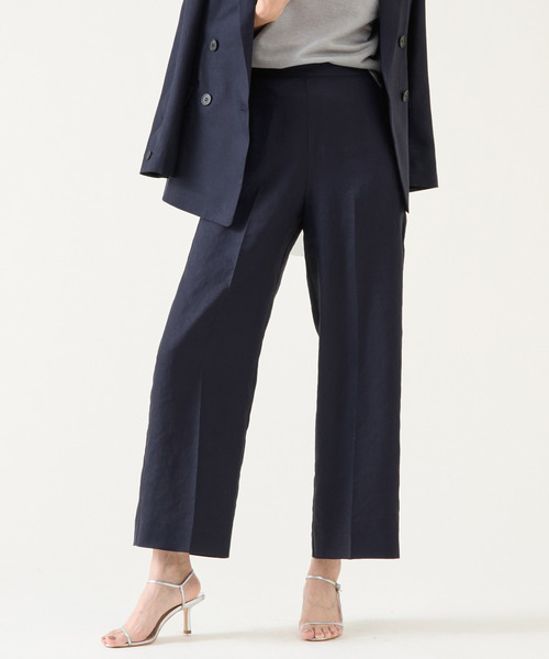 martinique(マルティニーク)の「ダルスラブパンツ(セットアップ可)(その他パンツ・レディース・ホワイト/ネイビー/ピンク・1/2)」の3枚目の写真