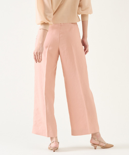 martinique(マルティニーク)の「ダルスラブパンツ(セットアップ可)(その他パンツ・レディース・ホワイト/ネイビー/ピンク・1/2)」の10枚目の写真