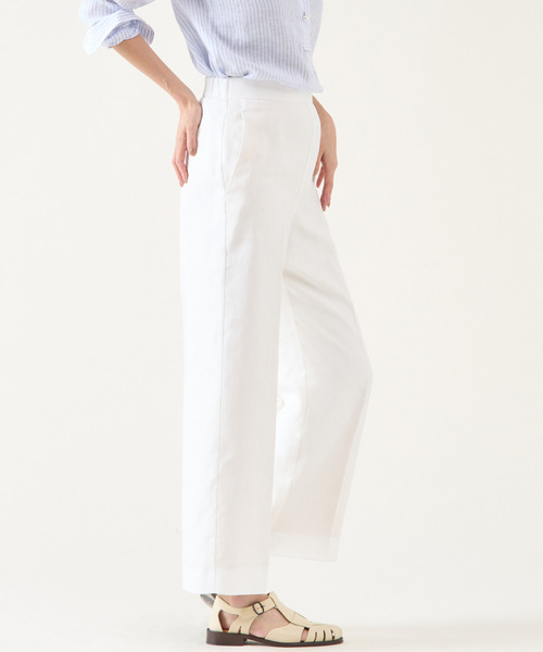 martinique(マルティニーク)の「ダルスラブパンツ(セットアップ可)(その他パンツ・レディース・ホワイト/ネイビー/ピンク・1/2)」の14枚目の写真