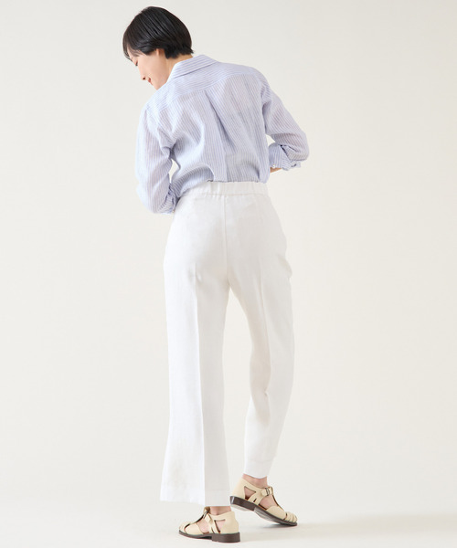 martinique(マルティニーク)の「ダルスラブパンツ(セットアップ可)(その他パンツ・レディース・ホワイト/ネイビー/ピンク・1/2)」の17枚目の写真