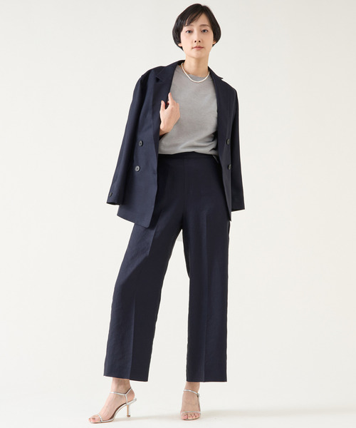 martinique(マルティニーク)の「ダルスラブパンツ(セットアップ可)(その他パンツ・レディース・ホワイト/ネイビー/ピンク・1/2)」の21枚目の写真