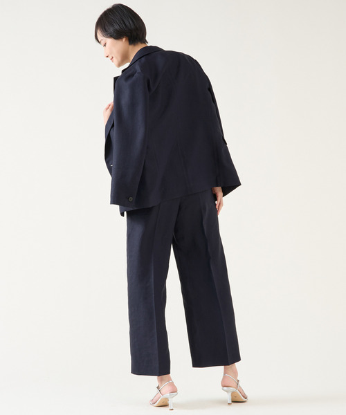 martinique(マルティニーク)の「ダルスラブパンツ(セットアップ可)(その他パンツ・レディース・ホワイト/ネイビー/ピンク・1/2)」の22枚目の写真