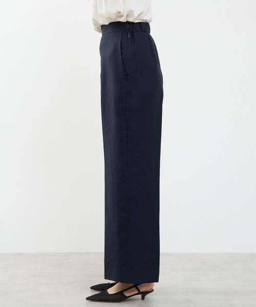 martinique(マルティニーク)の「ダルスラブパンツ(セットアップ可)(その他パンツ・レディース・ホワイト/ネイビー/ピンク・1/2)」の5枚目の写真