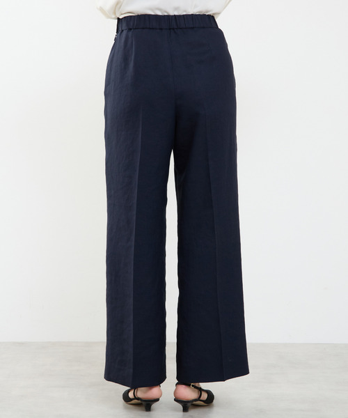 martinique(マルティニーク)の「ダルスラブパンツ(セットアップ可)(その他パンツ・レディース・ホワイト/ネイビー/ピンク・1/2)」の6枚目の写真