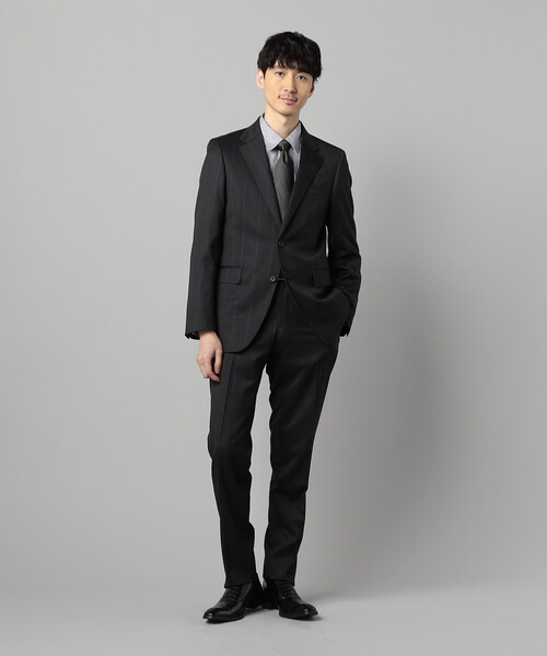 セール】【セットアップ対応】ウールシルク グレンチェック ジャケット