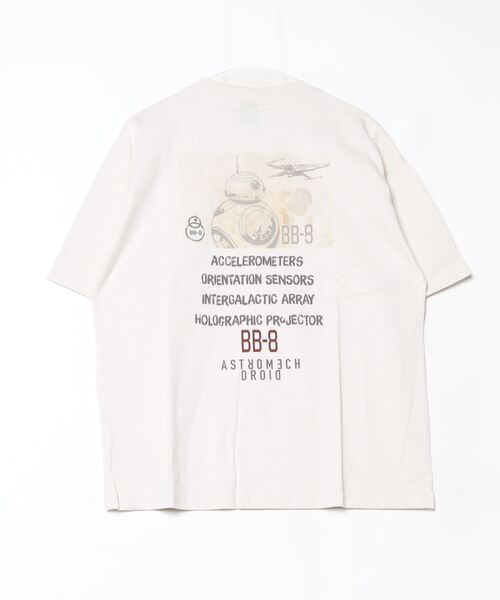 STAR WARS（スターウォーズ）の「【STAR WARS/スターウォーズ】ポスターアートプリント 半袖Tシャツ（Tシャツ/カットソー・レディース・ブラック系1/ホワイト系1/ホワイト系3/ブラック系2/ホワイト系2/ブラック系4/ホワイト系4/ブラック系3・L/M/LL）」の11枚目の写真