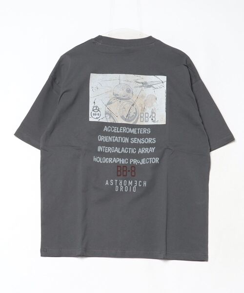 STAR WARS（スターウォーズ）の「【STAR WARS/スターウォーズ】ポスターアートプリント 半袖Tシャツ（Tシャツ/カットソー・レディース・ブラック系1/ホワイト系1/ホワイト系3/ブラック系2/ホワイト系2/ブラック系4/ホワイト系4/ブラック系3・L/M/LL）」の16枚目の写真