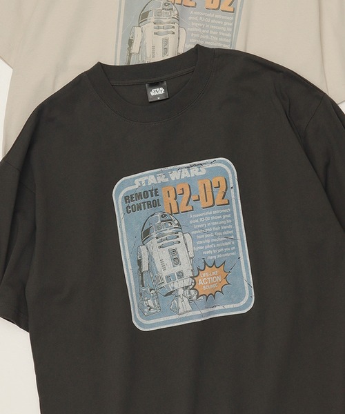 STAR WARS（スターウォーズ）の「【STAR WARS/スターウォーズ】ポスターアートプリント 半袖Tシャツ（Tシャツ/カットソー・レディース・ブラック系1/ホワイト系1/ホワイト系3/ブラック系2/ホワイト系2/ブラック系4/ホワイト系4/ブラック系3・L/M/LL）」の6枚目の写真