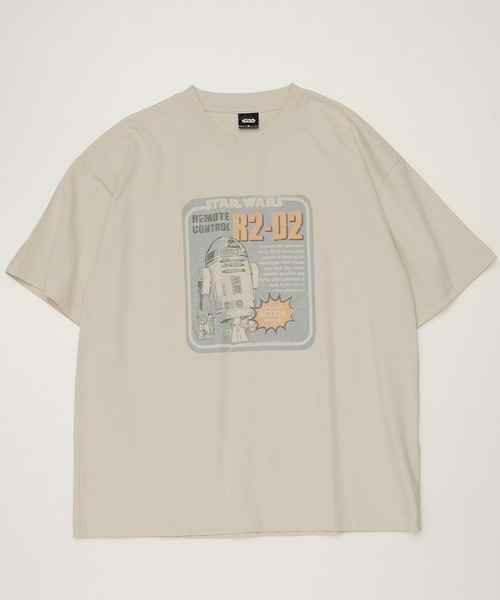 STAR WARS（スターウォーズ）の「【STAR WARS/スターウォーズ】ポスターアートプリント 半袖Tシャツ（Tシャツ/カットソー・レディース・ブラック系1/ホワイト系1/ホワイト系3/ブラック系2/ホワイト系2/ブラック系4/ホワイト系4/ブラック系3・L/M/LL）」の17枚目の写真