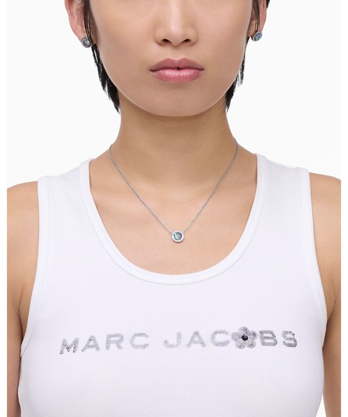 MARC JACOBS(マークジェイコブス)の「BUTTON ABALONE BUTTON ABALONE NECKLACE/ボタン アバロニ ネックレス(ネックレス・レディース・シルバー系・ONE SIZE)」の5枚目の写真