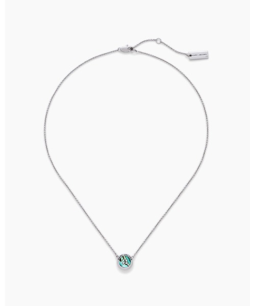 MARC JACOBS(マークジェイコブス)の「BUTTON ABALONE BUTTON ABALONE NECKLACE/ボタン アバロニ ネックレス(ネックレス・レディース・シルバー系・ONE SIZE)」の6枚目の写真