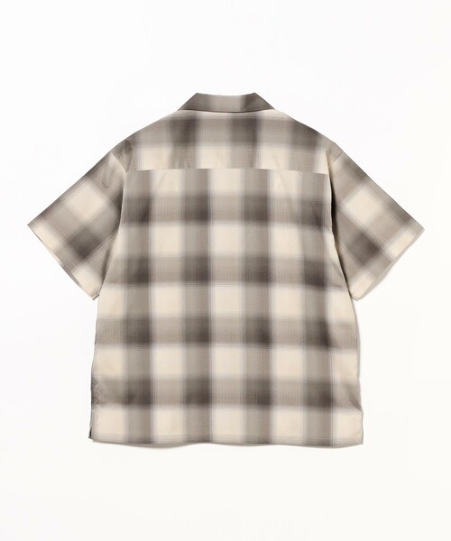 B:MING by BEAMS（ビーミングバイビームス）の「ポリエステル リップストップ ショートスリーブ シャツ（シャツ/ブラウス・メンズ・グレー/サックスブルー・SMALL/LARGE/MEDIUM/X-LARGE）」の16枚目の写真
