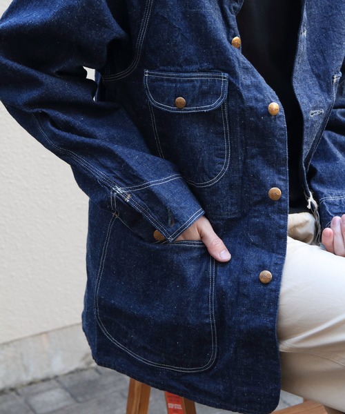orSlow L相当 1950's カバーオール デニムジャケット 金ボタン BEAMS カバーオール orSlow / 1950 メンズ : ZOZOTOWN Yahoo!店