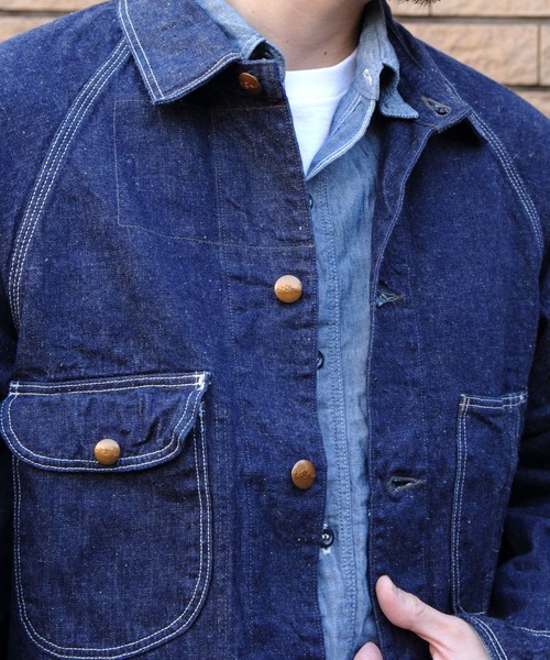 orSlow(オアスロウ)の「orSlow/オアスロウ 1950'S デニム カバーオール 1950'S COVERALL(デニムジャケット・メンズ・ワンウォッシュ・2/3)」の16枚目の写真