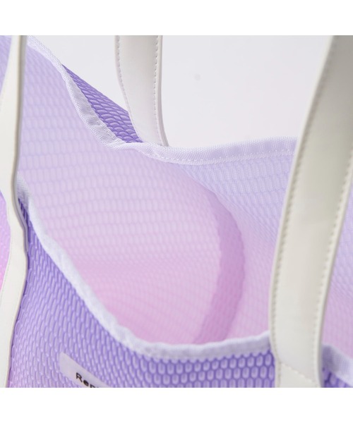 repipi armario（レピピ アルマリオ）の「Repipi armario レピピマリオ トートバッグ グラデーションメッシュ 肩掛け 手提げ バッグ（トートバッグ・キッズ・パープル/ブルー・FREE）」の12枚目の写真