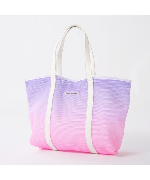 repipi armario（レピピ アルマリオ）の「Repipi armario レピピマリオ トートバッグ グラデーションメッシュ 肩掛け 手提げ バッグ（トートバッグ・キッズ・パープル/ブルー・FREE）」の10枚目の写真