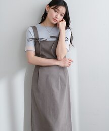 natural couture | リボンディティールジャンスカワンピース(ワンピース)