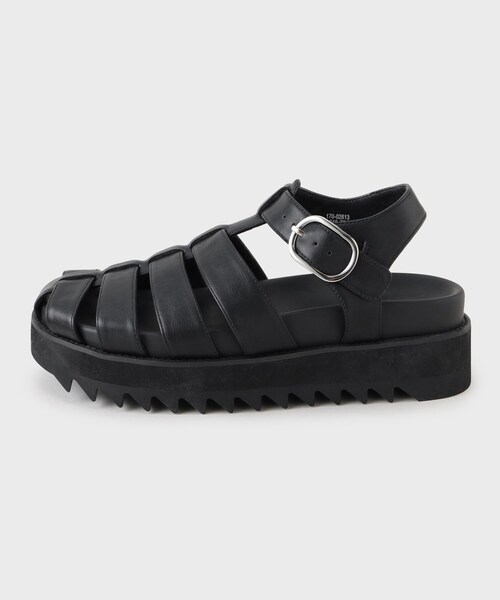 tk.TAKEO KIKUCHI（ティーケータケオキクチ）の「身長＋4.2cmアソートシャークソールボリュームサンダル（サンダル・メンズ・ブラック系1/ブラック系/ブラック/グレー・65/75/55）」の9枚目の写真