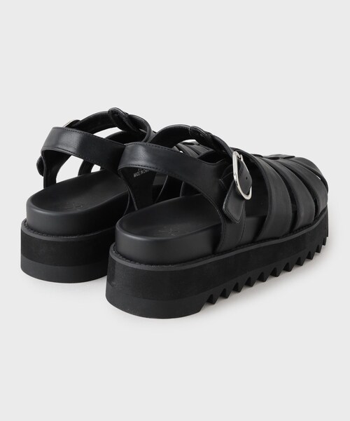 tk.TAKEO KIKUCHI（ティーケータケオキクチ）の「身長＋4.2cmアソートシャークソールボリュームサンダル（サンダル・メンズ・ブラック系1/ブラック系/ブラック/グレー・65/75/55）」の10枚目の写真